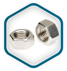 Acero inox 304L Tuercas hexagonales