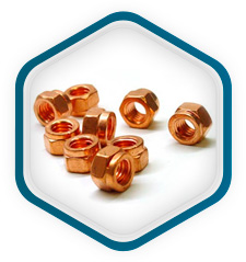Cuproníquel 70/30 Tuercas hexagonales