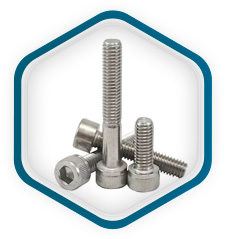 INOX 347 Tornillos de cabeza hexagonal