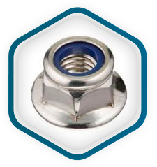 Tuerca de seguridad con brida F467 UNS N04400